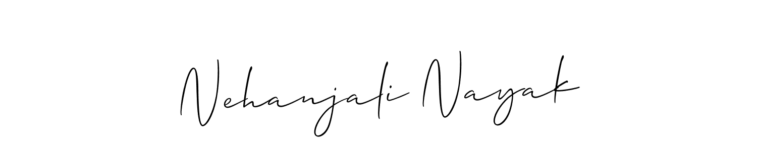 Nehanjali Nayak stylish signature style. Best Handwritten Sign (Allison_Script) for my name. Handwritten Signature Collection Ideas for my name Nehanjali Nayak. Nehanjali Nayak signature style 2 images and pictures png