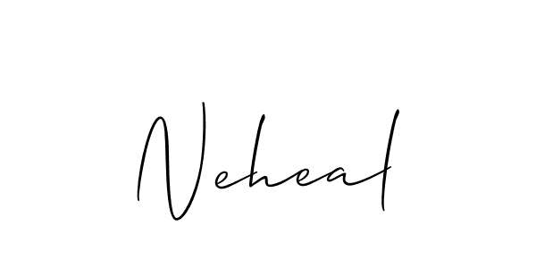 Similarly Allison_Script is the best handwritten signature design. Signature creator online .You can use it as an online autograph creator for name Neheal. Neheal signature style 2 images and pictures png