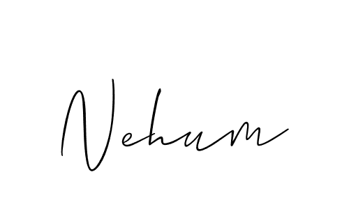 Check out images of Autograph of Nehum name. Actor Nehum Signature Style. Allison_Script is a professional sign style online. Nehum signature style 2 images and pictures png