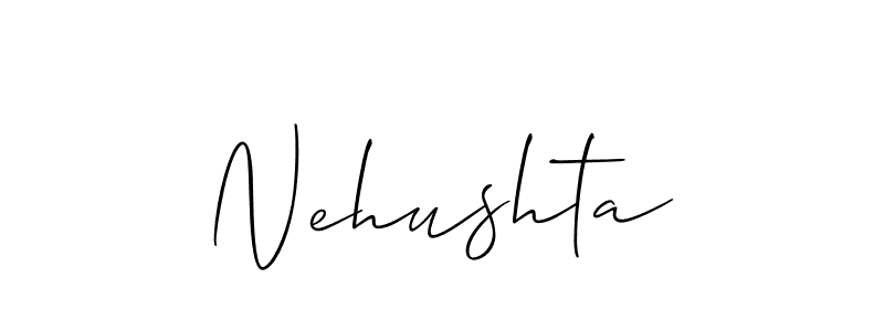 Once you've used our free online signature maker to create your best signature Allison_Script style, it's time to enjoy all of the benefits that Nehushta name signing documents. Nehushta signature style 2 images and pictures png