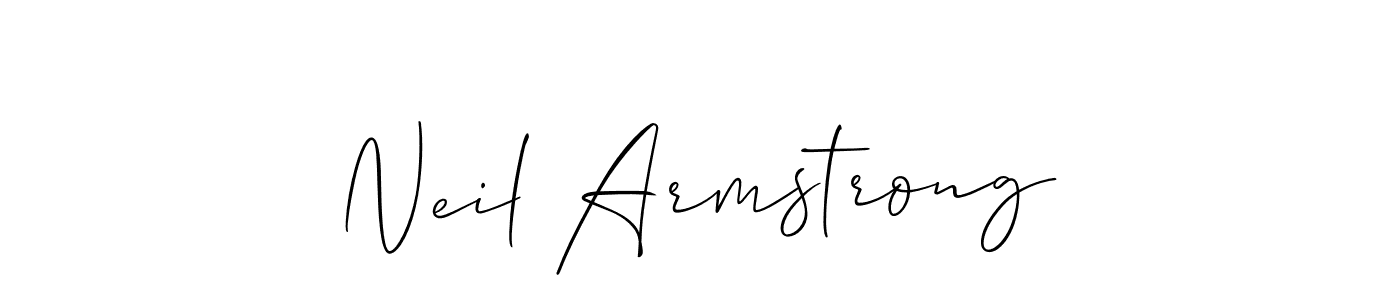 Use a signature maker to create a handwritten signature online. With this signature software, you can design (Allison_Script) your own signature for name Neil Armstrong. Neil Armstrong signature style 2 images and pictures png