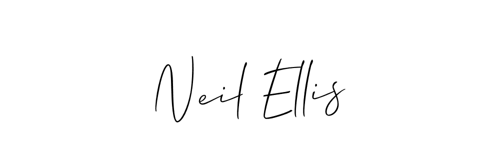 Create a beautiful signature design for name Neil Ellis. With this signature (Allison_Script) fonts, you can make a handwritten signature for free. Neil Ellis signature style 2 images and pictures png