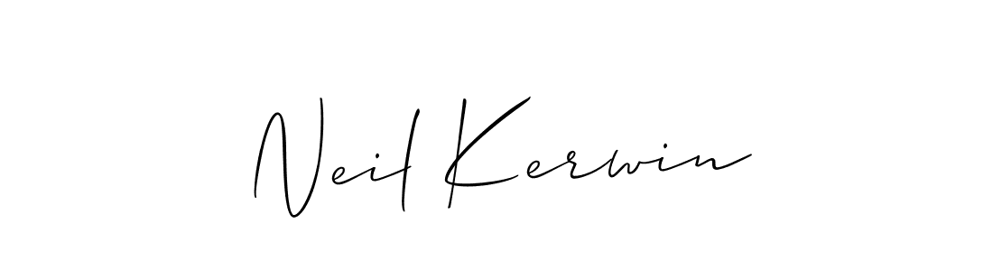 You should practise on your own different ways (Allison_Script) to write your name (Neil Kerwin) in signature. don't let someone else do it for you. Neil Kerwin signature style 2 images and pictures png