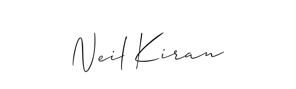 Create a beautiful signature design for name Neil Kiran. With this signature (Allison_Script) fonts, you can make a handwritten signature for free. Neil Kiran signature style 2 images and pictures png