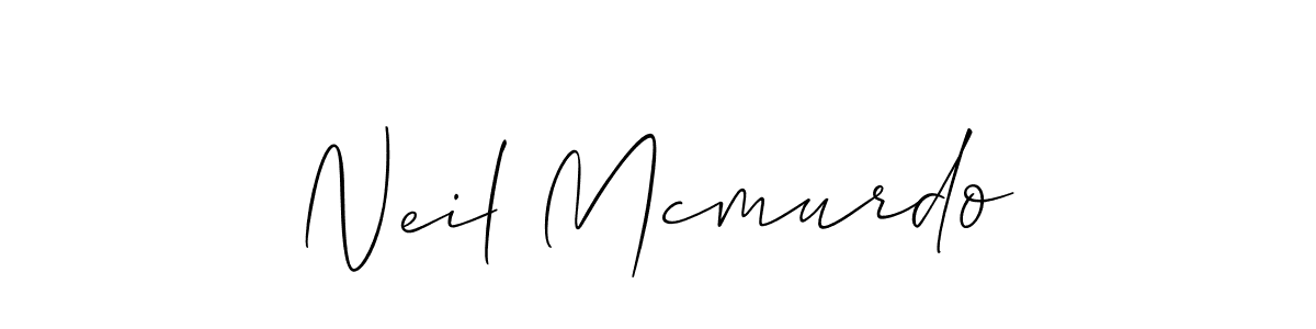 Make a short Neil Mcmurdo signature style. Manage your documents anywhere anytime using Allison_Script. Create and add eSignatures, submit forms, share and send files easily. Neil Mcmurdo signature style 2 images and pictures png