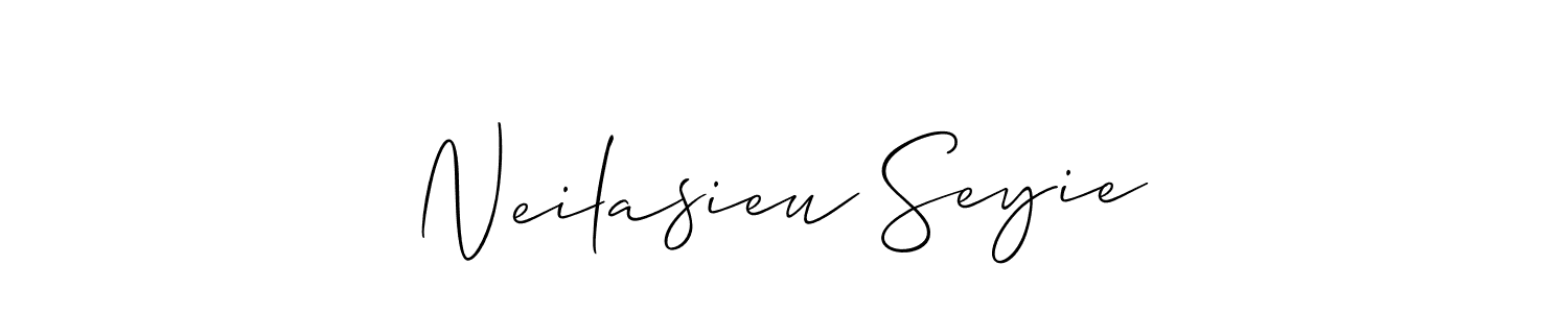 This is the best signature style for the Neilasieu Seyie name. Also you like these signature font (Allison_Script). Mix name signature. Neilasieu Seyie signature style 2 images and pictures png