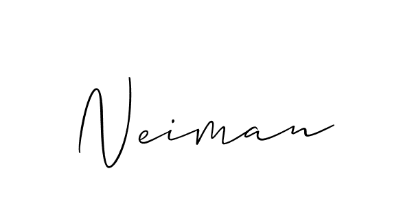 Also we have Neiman name is the best signature style. Create professional handwritten signature collection using Allison_Script autograph style. Neiman signature style 2 images and pictures png