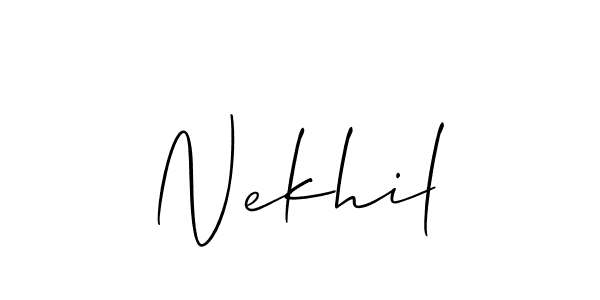 Check out images of Autograph of Nekhil name. Actor Nekhil Signature Style. Allison_Script is a professional sign style online. Nekhil signature style 2 images and pictures png