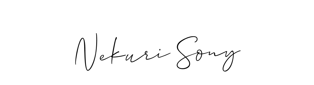 Make a beautiful signature design for name Nekuri Sony. Use this online signature maker to create a handwritten signature for free. Nekuri Sony signature style 2 images and pictures png