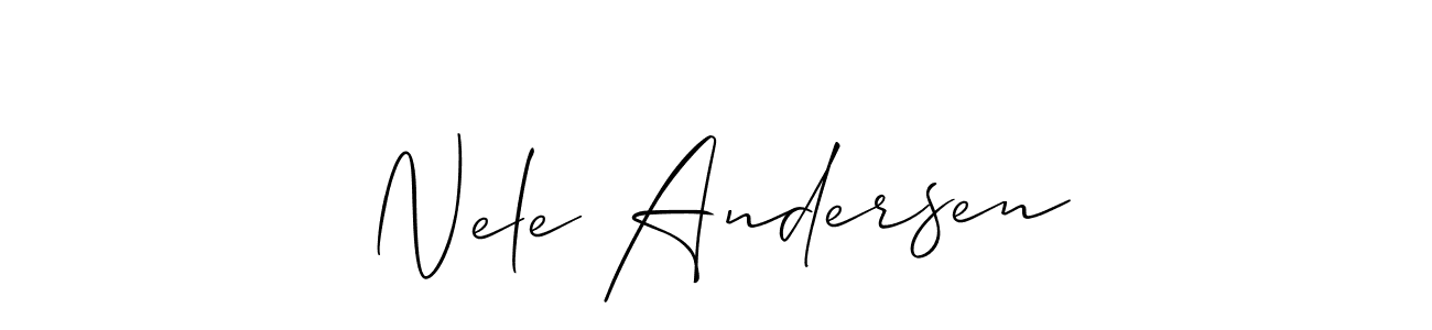 Once you've used our free online signature maker to create your best signature Allison_Script style, it's time to enjoy all of the benefits that Nele Andersen name signing documents. Nele Andersen signature style 2 images and pictures png