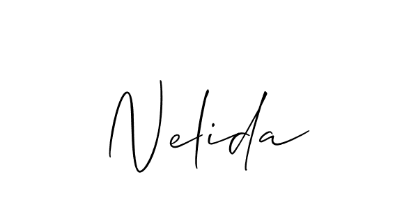 Check out images of Autograph of Nelida name. Actor Nelida Signature Style. Allison_Script is a professional sign style online. Nelida signature style 2 images and pictures png