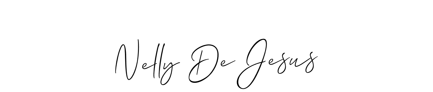 Make a beautiful signature design for name Nelly De Jesus. Use this online signature maker to create a handwritten signature for free. Nelly De Jesus signature style 2 images and pictures png