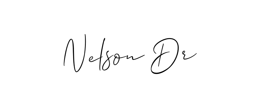 It looks lik you need a new signature style for name Nelson Dr. Design unique handwritten (Allison_Script) signature with our free signature maker in just a few clicks. Nelson Dr signature style 2 images and pictures png