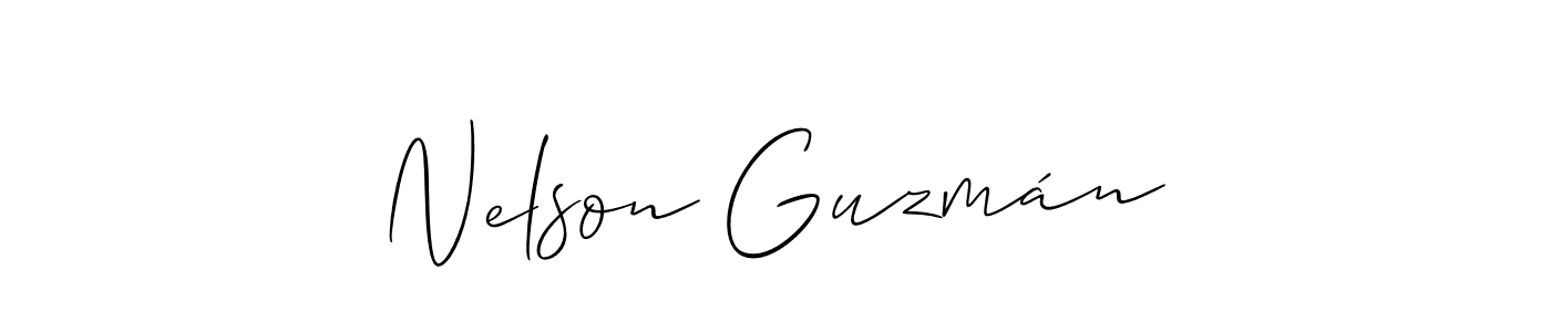 Check out images of Autograph of Nelson Guzmán name. Actor Nelson Guzmán Signature Style. Allison_Script is a professional sign style online. Nelson Guzmán signature style 2 images and pictures png