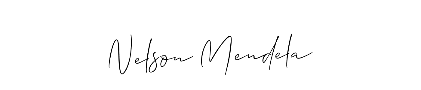 if you are searching for the best signature style for your name Nelson Mendela. so please give up your signature search. here we have designed multiple signature styles  using Allison_Script. Nelson Mendela signature style 2 images and pictures png