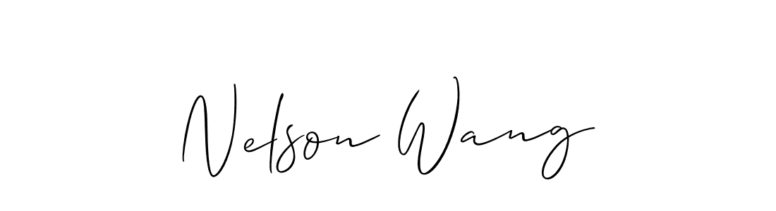 Here are the top 10 professional signature styles for the name Nelson Wang. These are the best autograph styles you can use for your name. Nelson Wang signature style 2 images and pictures png