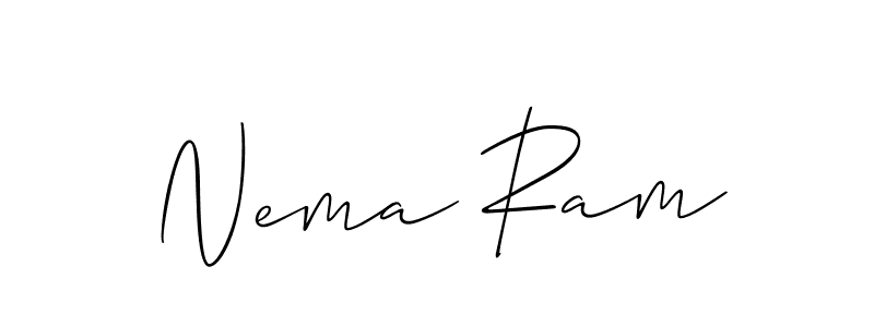 You can use this online signature creator to create a handwritten signature for the name Nema Ram. This is the best online autograph maker. Nema Ram signature style 2 images and pictures png