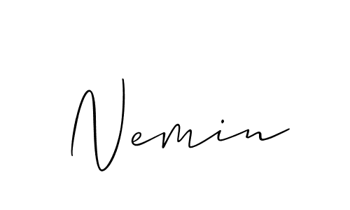 See photos of Nemin official signature by Spectra . Check more albums & portfolios. Read reviews & check more about Allison_Script font. Nemin signature style 2 images and pictures png