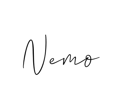 You can use this online signature creator to create a handwritten signature for the name Nemo. This is the best online autograph maker. Nemo signature style 2 images and pictures png