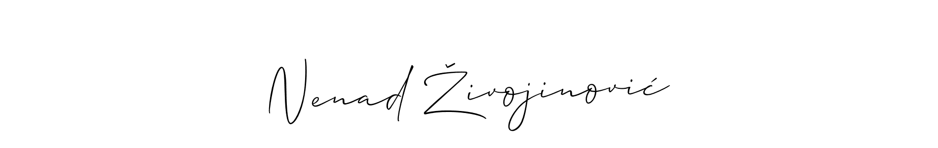 How to Draw Nenad Živojinović signature style? Allison_Script is a latest design signature styles for name Nenad Živojinović. Nenad Živojinović signature style 2 images and pictures png