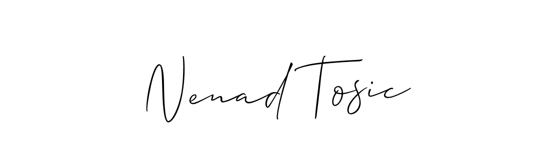 Make a beautiful signature design for name Nenad Tosic. Use this online signature maker to create a handwritten signature for free. Nenad Tosic signature style 2 images and pictures png