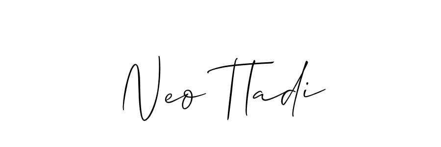 How to make Neo Tladi name signature. Use Allison_Script style for creating short signs online. This is the latest handwritten sign. Neo Tladi signature style 2 images and pictures png