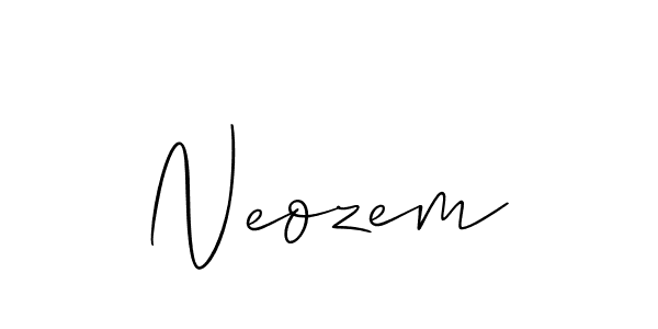 Once you've used our free online signature maker to create your best signature Allison_Script style, it's time to enjoy all of the benefits that Neozem name signing documents. Neozem signature style 2 images and pictures png