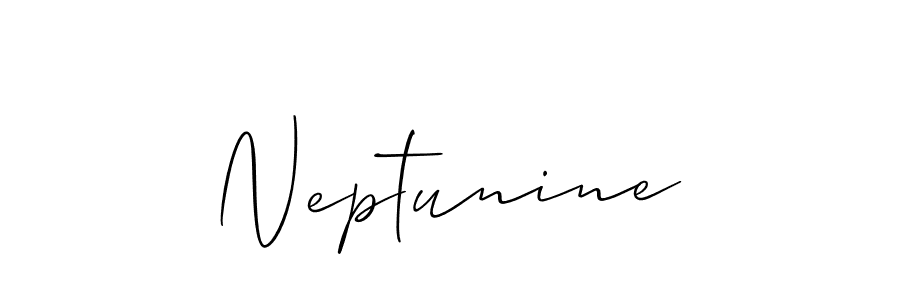 Neptunine stylish signature style. Best Handwritten Sign (Allison_Script) for my name. Handwritten Signature Collection Ideas for my name Neptunine. Neptunine signature style 2 images and pictures png