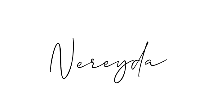 Once you've used our free online signature maker to create your best signature Allison_Script style, it's time to enjoy all of the benefits that Nereyda name signing documents. Nereyda signature style 2 images and pictures png