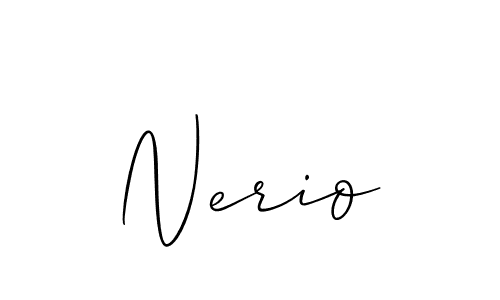Here are the top 10 professional signature styles for the name Nerio. These are the best autograph styles you can use for your name. Nerio signature style 2 images and pictures png
