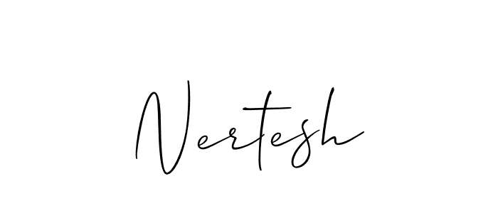Also You can easily find your signature by using the search form. We will create Nertesh name handwritten signature images for you free of cost using Allison_Script sign style. Nertesh signature style 2 images and pictures png