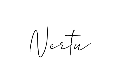 See photos of Nertu official signature by Spectra . Check more albums & portfolios. Read reviews & check more about Allison_Script font. Nertu signature style 2 images and pictures png