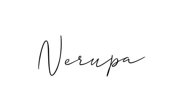 Also we have Nerupa name is the best signature style. Create professional handwritten signature collection using Allison_Script autograph style. Nerupa signature style 2 images and pictures png