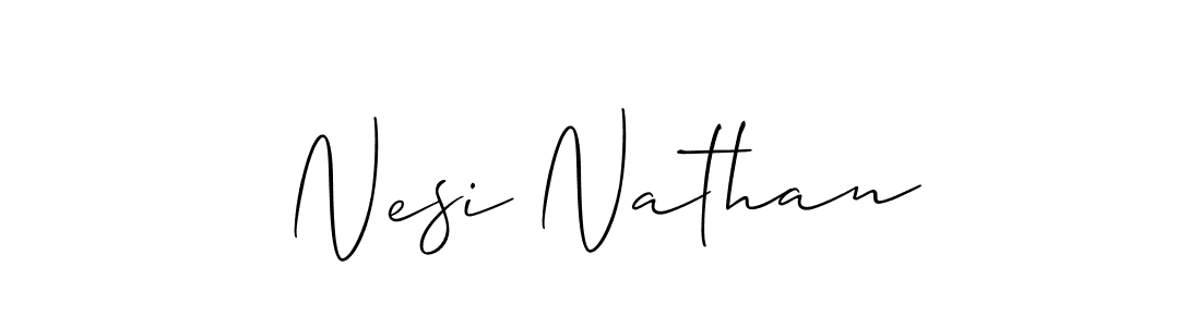 Make a short Nesi Nathan signature style. Manage your documents anywhere anytime using Allison_Script. Create and add eSignatures, submit forms, share and send files easily. Nesi Nathan signature style 2 images and pictures png
