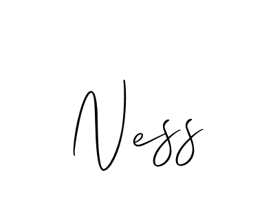 Best and Professional Signature Style for Ness. Allison_Script Best Signature Style Collection. Ness signature style 2 images and pictures png