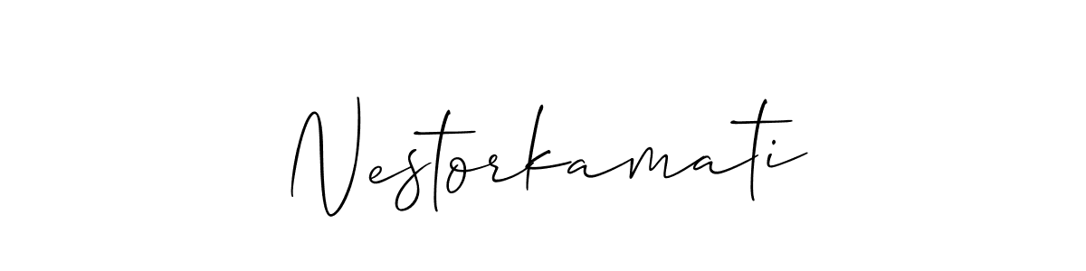 You can use this online signature creator to create a handwritten signature for the name Nestorkamati. This is the best online autograph maker. Nestorkamati signature style 2 images and pictures png