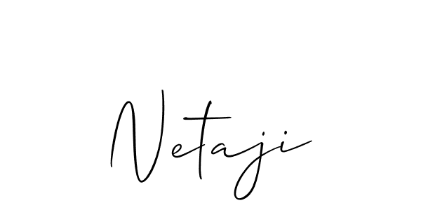 You should practise on your own different ways (Allison_Script) to write your name (Netaji) in signature. don't let someone else do it for you. Netaji signature style 2 images and pictures png