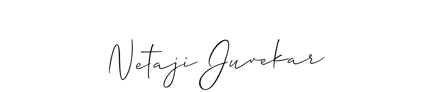 Design your own signature with our free online signature maker. With this signature software, you can create a handwritten (Allison_Script) signature for name Netaji Juvekar. Netaji Juvekar signature style 2 images and pictures png