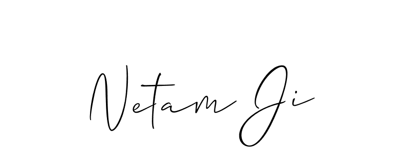 Best and Professional Signature Style for Netam Ji. Allison_Script Best Signature Style Collection. Netam Ji signature style 2 images and pictures png
