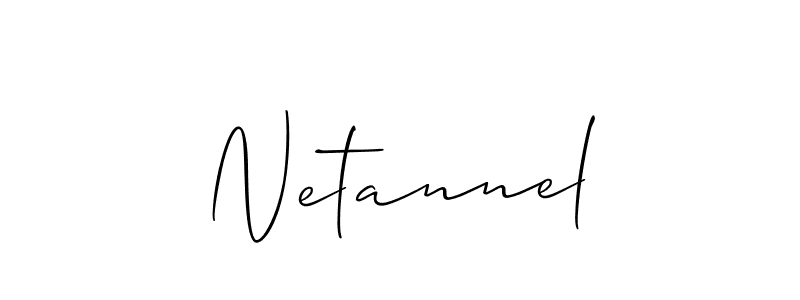 Similarly Allison_Script is the best handwritten signature design. Signature creator online .You can use it as an online autograph creator for name Netannel. Netannel signature style 2 images and pictures png