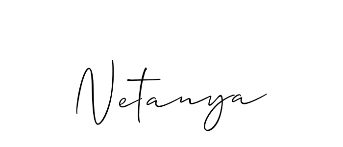 Make a beautiful signature design for name Netanya. Use this online signature maker to create a handwritten signature for free. Netanya signature style 2 images and pictures png