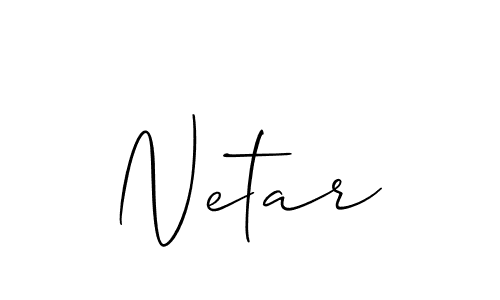 How to make Netar name signature. Use Allison_Script style for creating short signs online. This is the latest handwritten sign. Netar signature style 2 images and pictures png