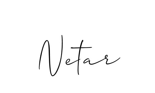 How to make Netar name signature. Use Allison_Script style for creating short signs online. This is the latest handwritten sign. Netar signature style 2 images and pictures png