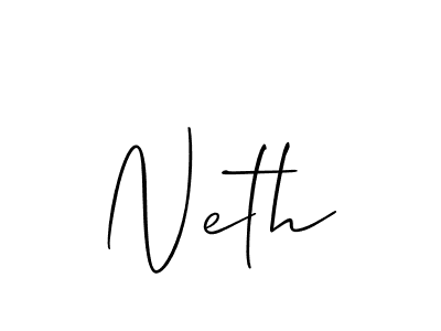 Make a beautiful signature design for name Neth. Use this online signature maker to create a handwritten signature for free. Neth signature style 2 images and pictures png