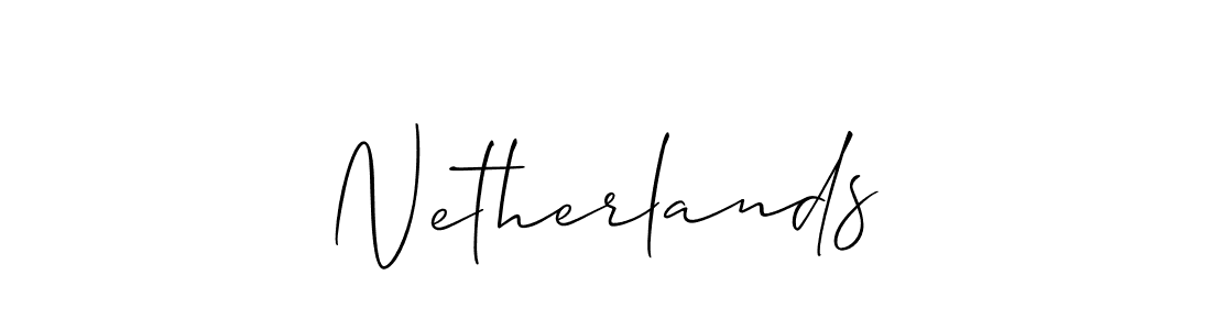 How to Draw Netherlands signature style? Allison_Script is a latest design signature styles for name Netherlands. Netherlands signature style 2 images and pictures png