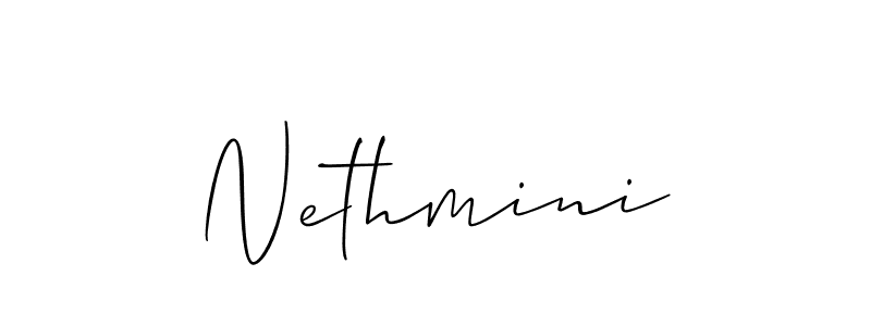 It looks lik you need a new signature style for name Nethmini. Design unique handwritten (Allison_Script) signature with our free signature maker in just a few clicks. Nethmini signature style 2 images and pictures png