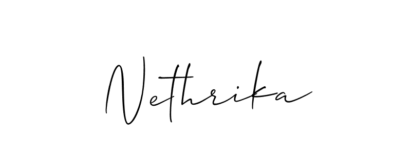 Check out images of Autograph of Nethrika name. Actor Nethrika Signature Style. Allison_Script is a professional sign style online. Nethrika signature style 2 images and pictures png