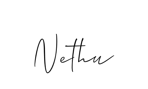 The best way (Allison_Script) to make a short signature is to pick only two or three words in your name. The name Nethu include a total of six letters. For converting this name. Nethu signature style 2 images and pictures png
