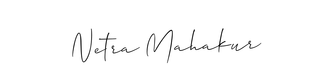 It looks lik you need a new signature style for name Netra Mahakur. Design unique handwritten (Allison_Script) signature with our free signature maker in just a few clicks. Netra Mahakur signature style 2 images and pictures png