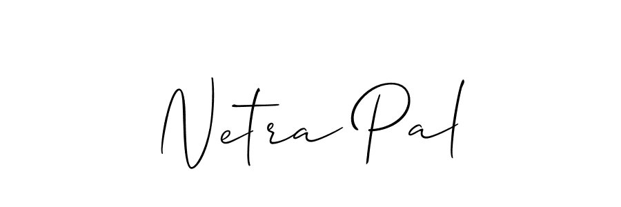 How to make Netra Pal signature? Allison_Script is a professional autograph style. Create handwritten signature for Netra Pal name. Netra Pal signature style 2 images and pictures png